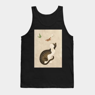 Minhwa: cat & butterflies (Korean traditional/folk art) Tank Top